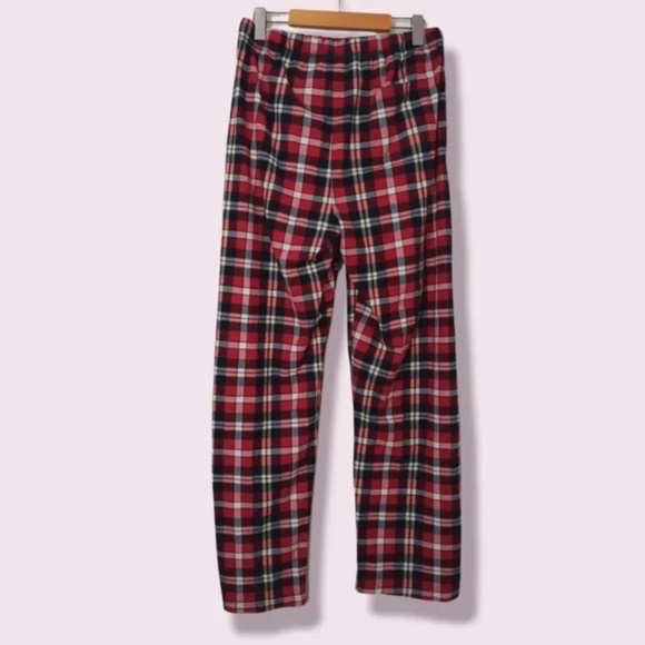 Unisex Red Plaid Denver Hayes, Pajama Pants Sz Medium - Picture 3 of 4